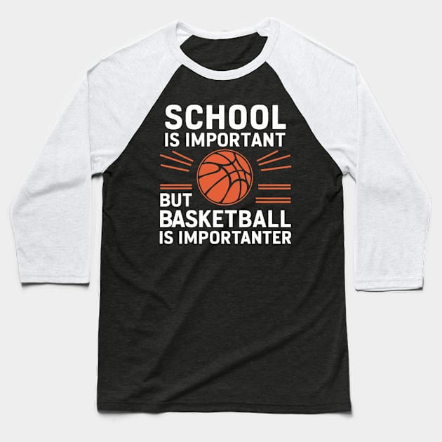 BASKETBAL Baseball T-Shirt by Moulezitouna